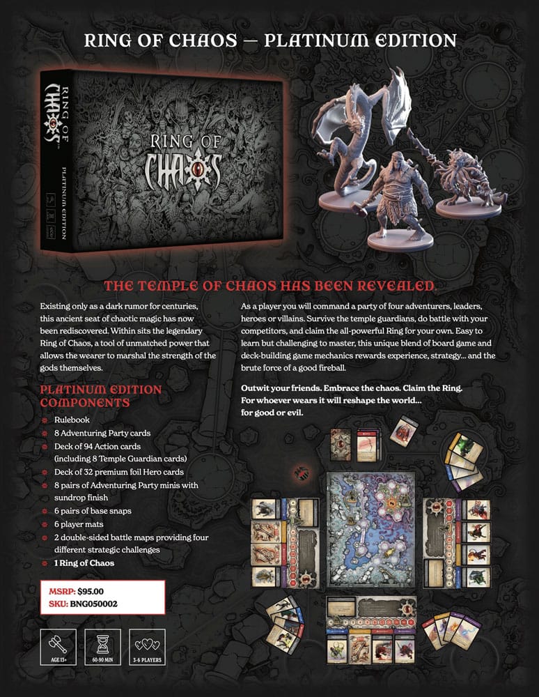 Ring of Chaos Platinum Edition Table Top Role Playing Game Board Game