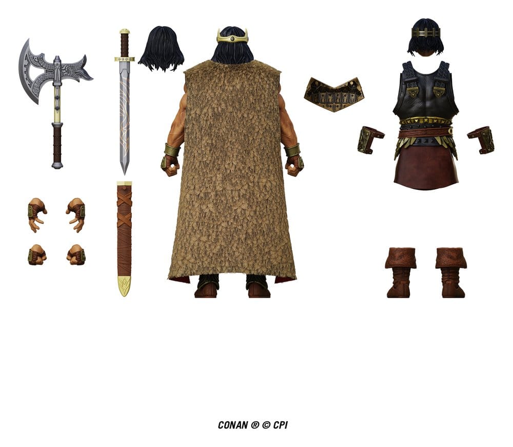 Conan Epic H.A.C.K.S. Action Figure 1/12 King Conan: Ruler of Aquilonia