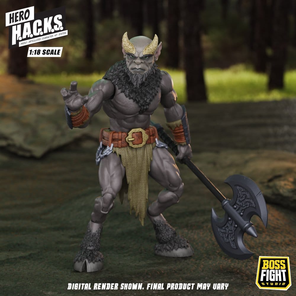 Hero H.A.C.K.S. Core Action Figure 1/18 Heroes and Villains Wave 1 Minos Auroxos: Labyrinthian Warrior
