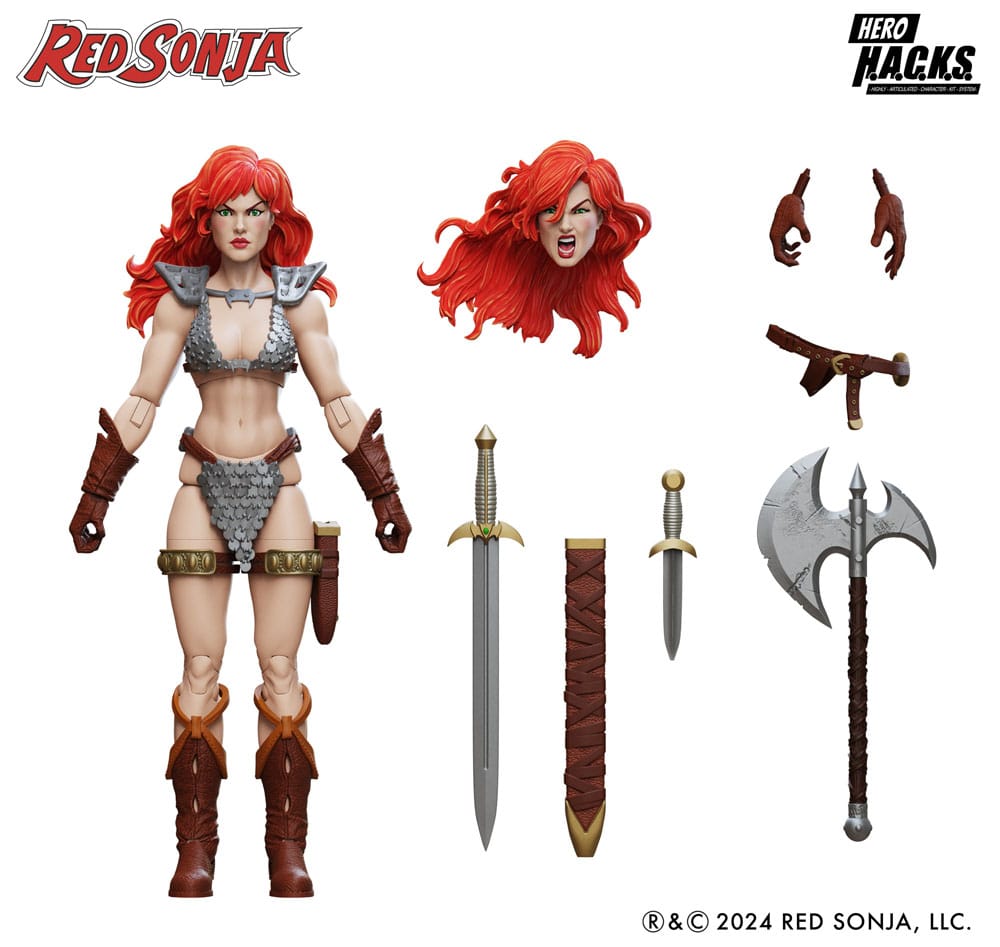 Flash Gordon Hero H.A.C.K.S. Red Sonja Action Figure