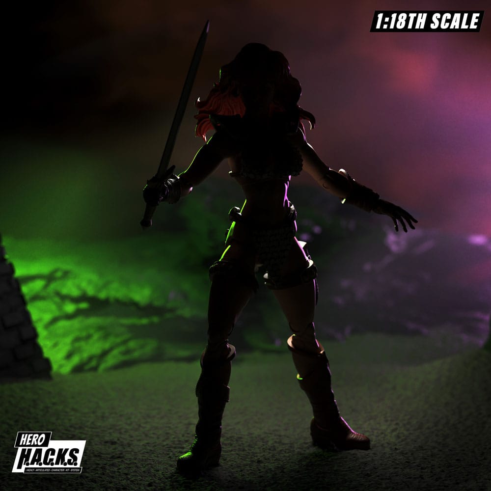 Flash Gordon Hero H.A.C.K.S. Red Sonja Action Figure