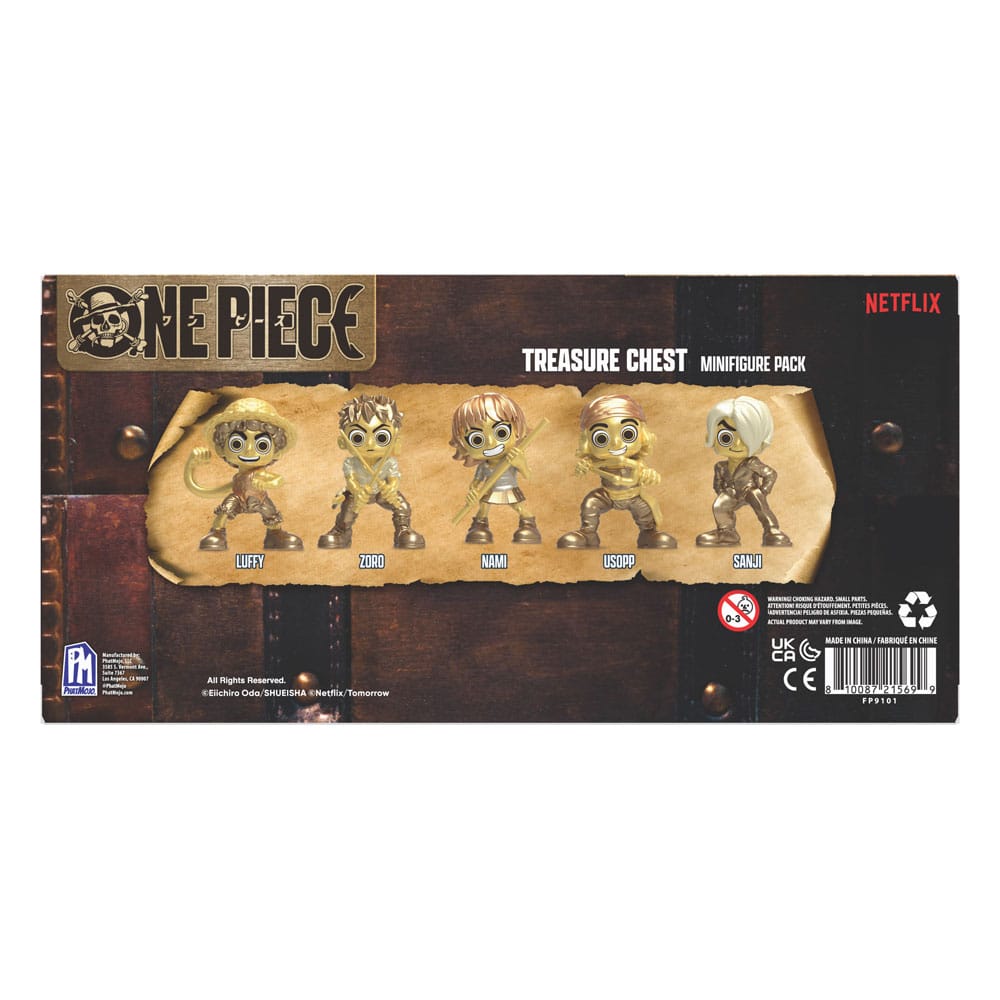 One Piece Gold 6 cm Mini Figures Set