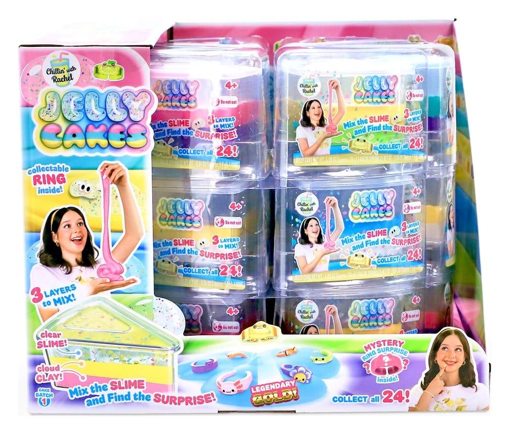 Jelly Cakes Squeeze Figures Series 1 Chillin Cake XL Blind Box Display (18)