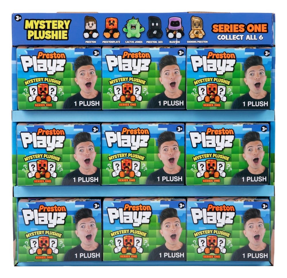 Preston Playz Mini Plush Series 1 Blind Box Display (9)