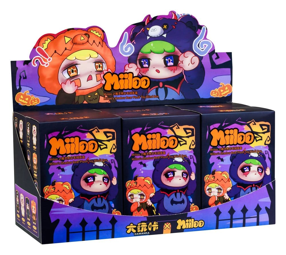 Miiloo Plush Figures Halloween Blind Box Display (6)