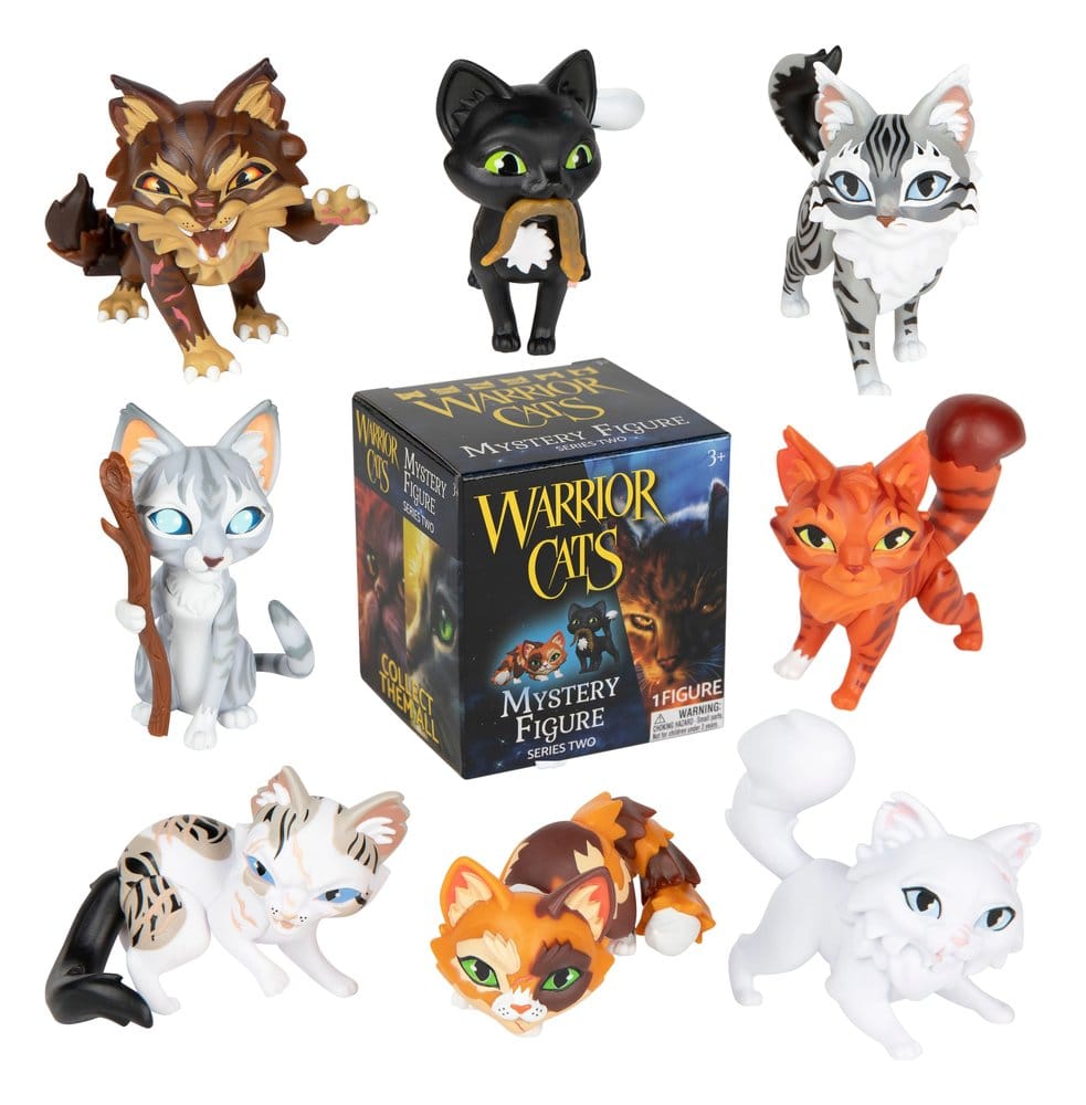 Warrior Cats Mini Figures Mystery Series 2 Blind Box Display (12)