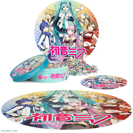 Hatsune Miku 500 Pieces Round Jigsaw Puzzle