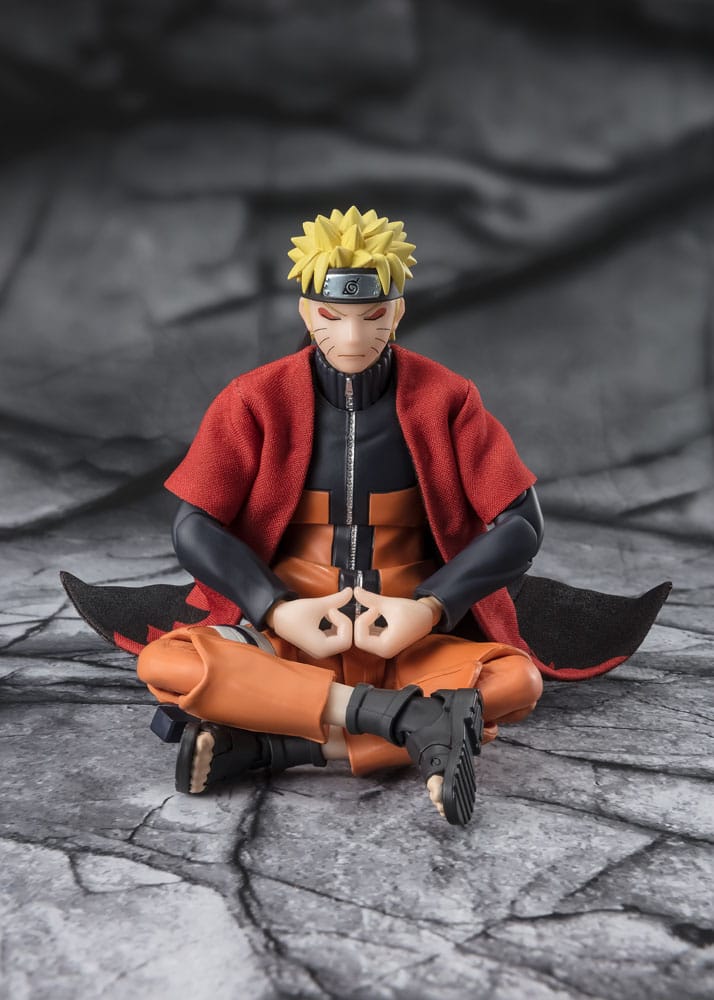 S.H. Figuarts Naruto Shippuden Naruto Uzumaki (Sage Mode) - Savior of Konoha 15 cm Action Figure