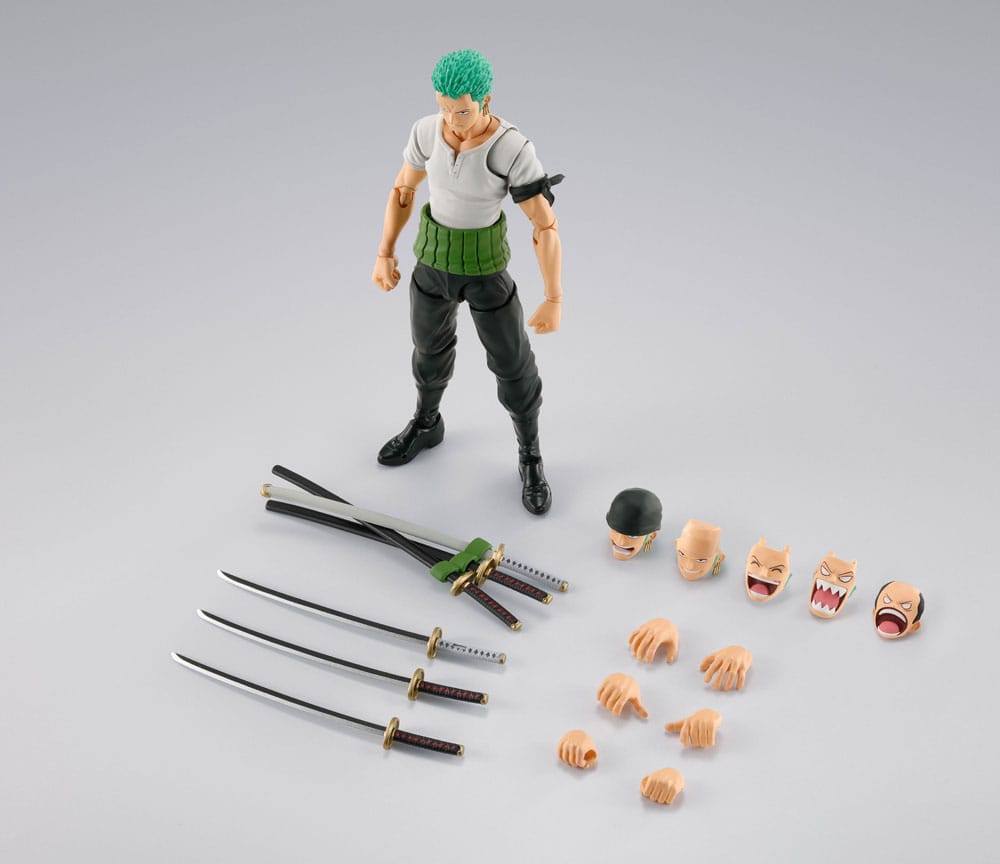 One Piece S.H.Figuarts Roronoa Zoro Romance Dawn Ver. 15 cm Action Figure