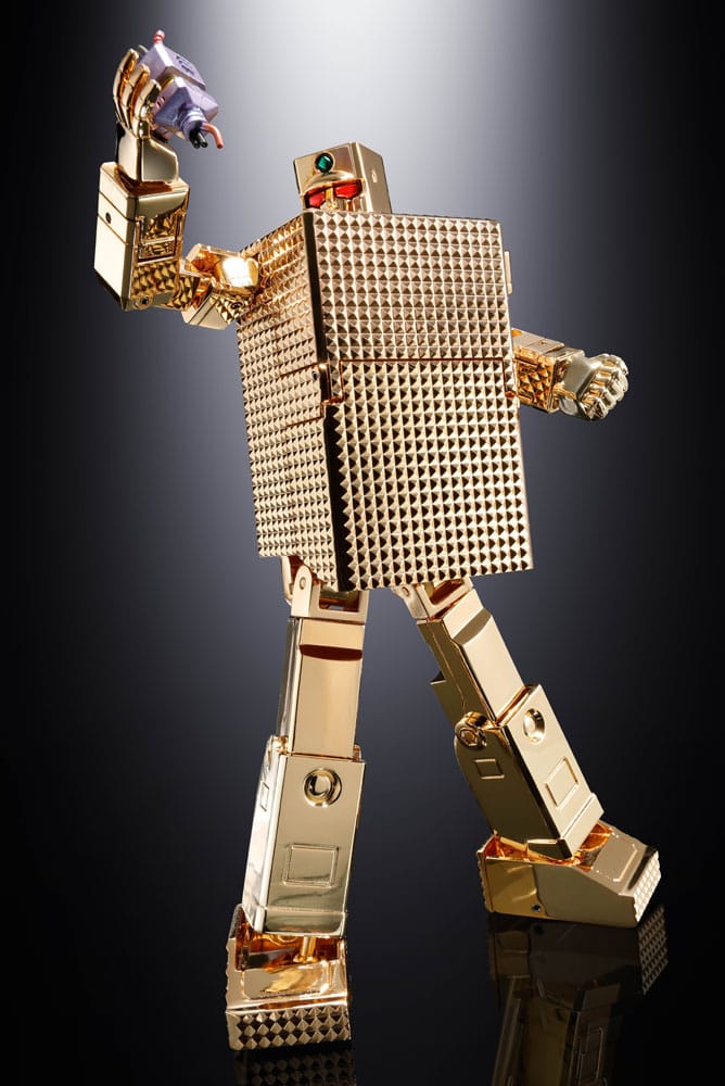 Golden Warrior Gold Lightan Soul of Chogokin GX-32SP Gold Lightan 50th Anniversary Ver. 13 cm Diecast Action Figure