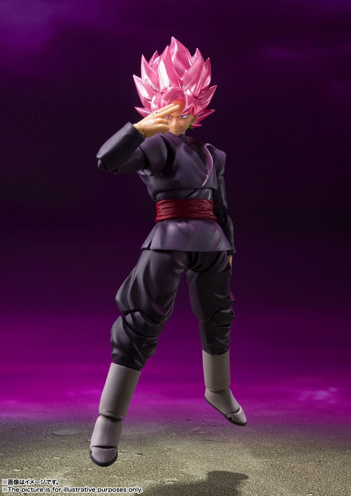 Dragon Ball Super S.H. Figuarts Action Figure Goku Black - Super Saiyan Rose Reissue 14 cm
