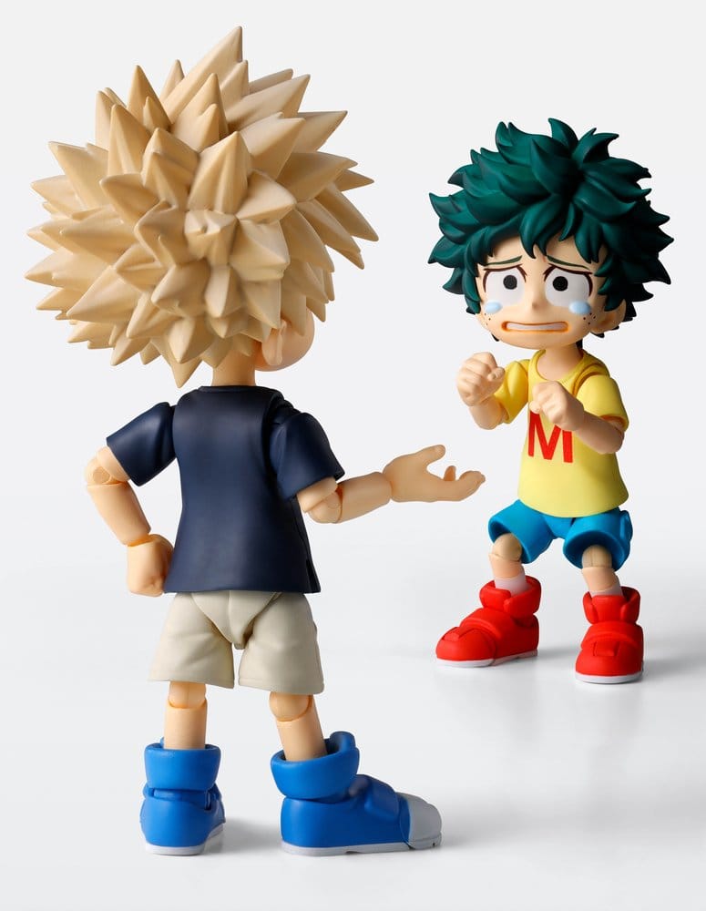 My Hero Academia S.H.Figuarts Action Figure Izuku Midoriya & Katsuki Bakugo -Childhood Set- 9 cm