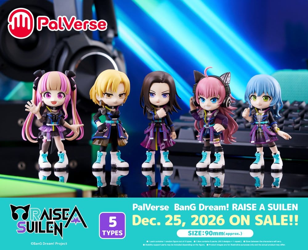 BanG Dream! PalVerse Mini Figures Blind Box Assortment (6)
