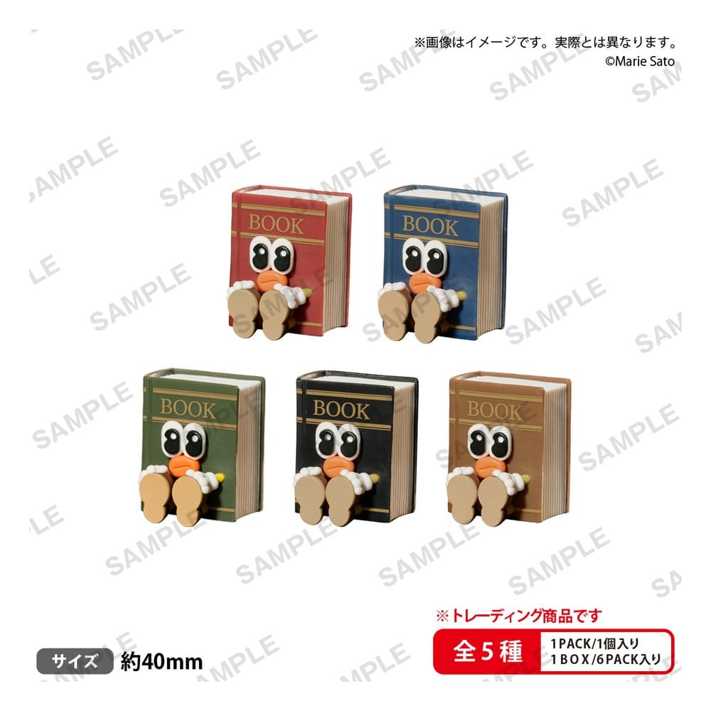 Osuwari-chan The Box Mini Figures Book Blind Box Display (6)