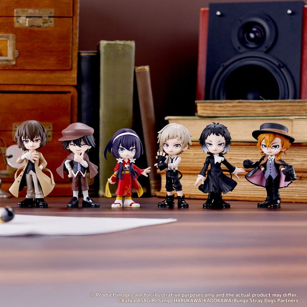 Bungo Stray Dogs PalVerse Mini Figures Blind Box Display (6)