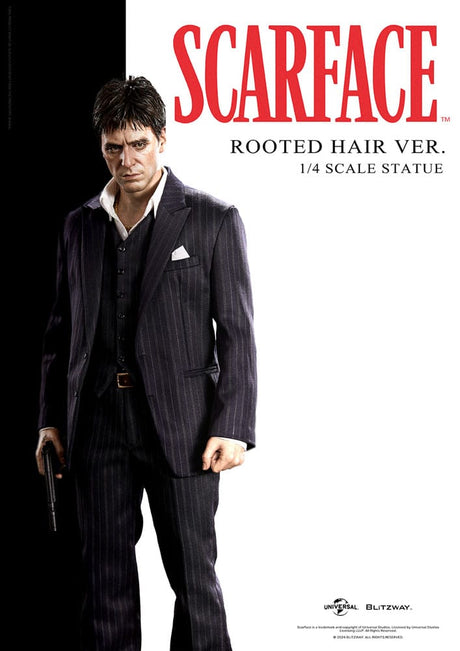 Scarface Tony Montana (Rooted Hair Version) 53 cm 1/4 Superb Scale Statue