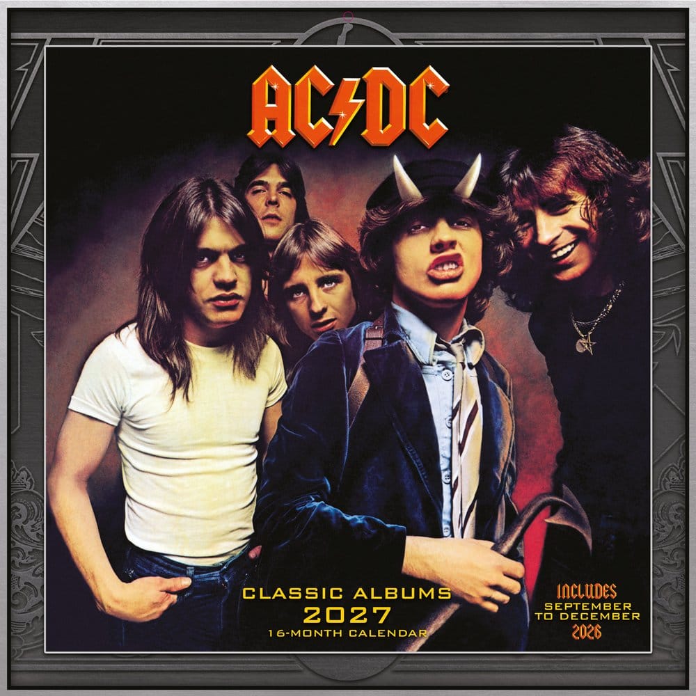 AC/DC Calendar Albums 2027 30 x 30 cm