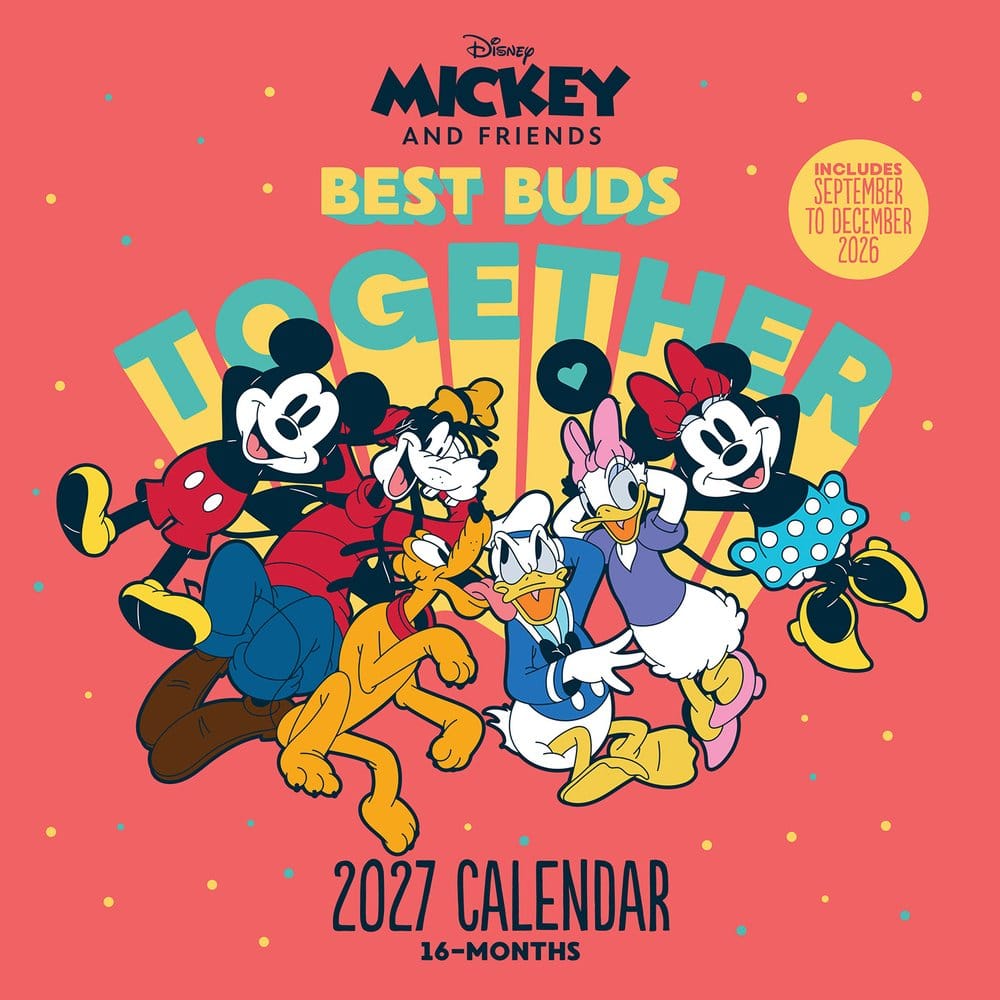 Mickey & Friends Calendar 2027 30 x 30 cm