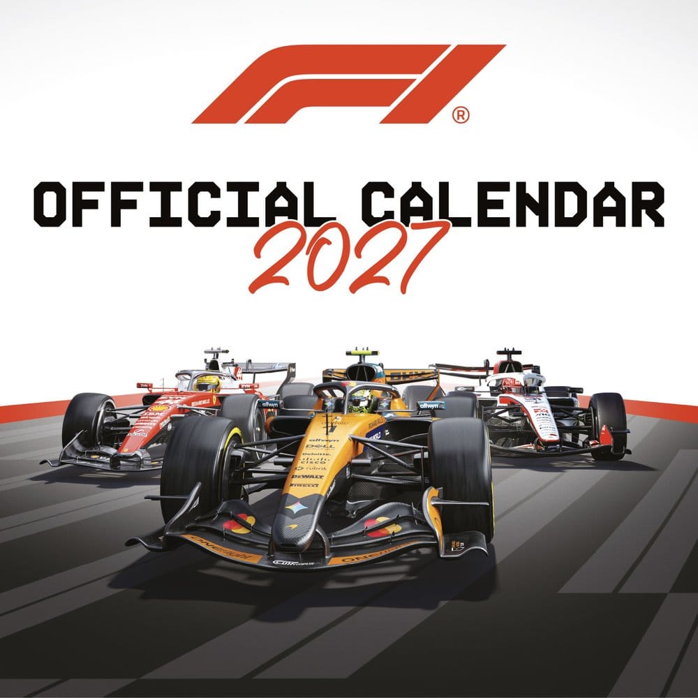 Formula 1 Calendar 2027 30 x 30 cm