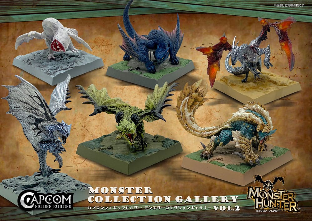 Monster Hunter Trading Figures Monster Collection Gallery Vol.2 6 Figures