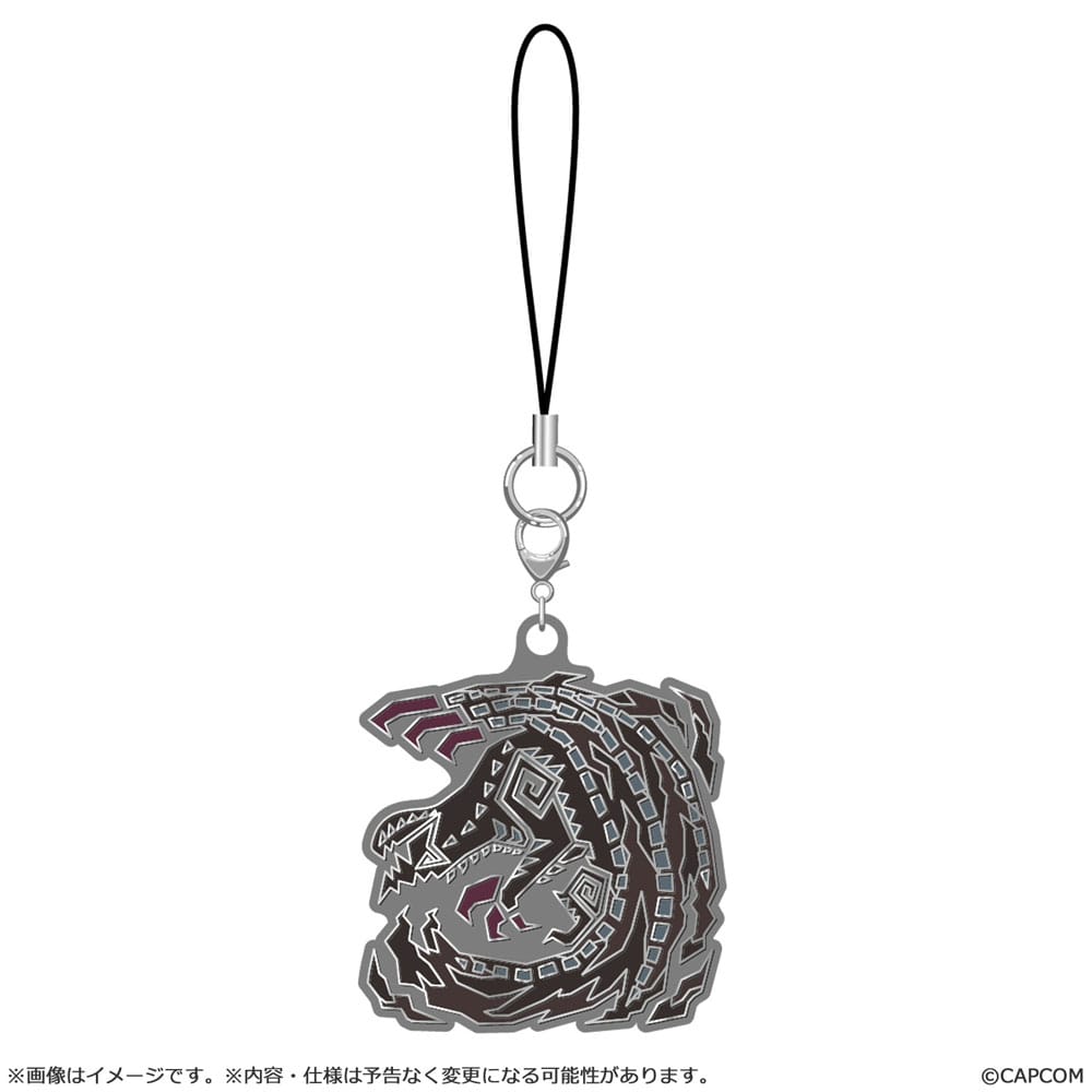 Monster Hunter Wilds Metal Keychain Monster icon Blind Box Assortment (10)
