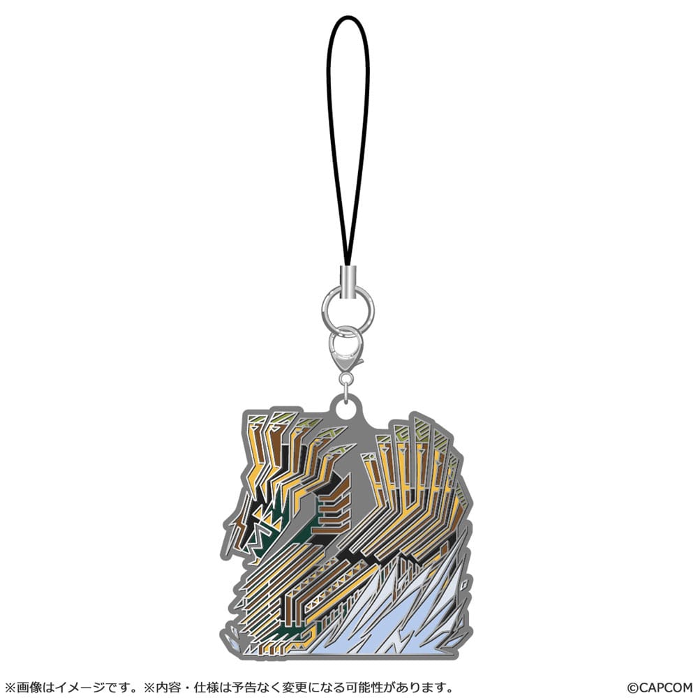 Monster Hunter Wilds Metal Keychain Monster icon Blind Box Assortment (10)