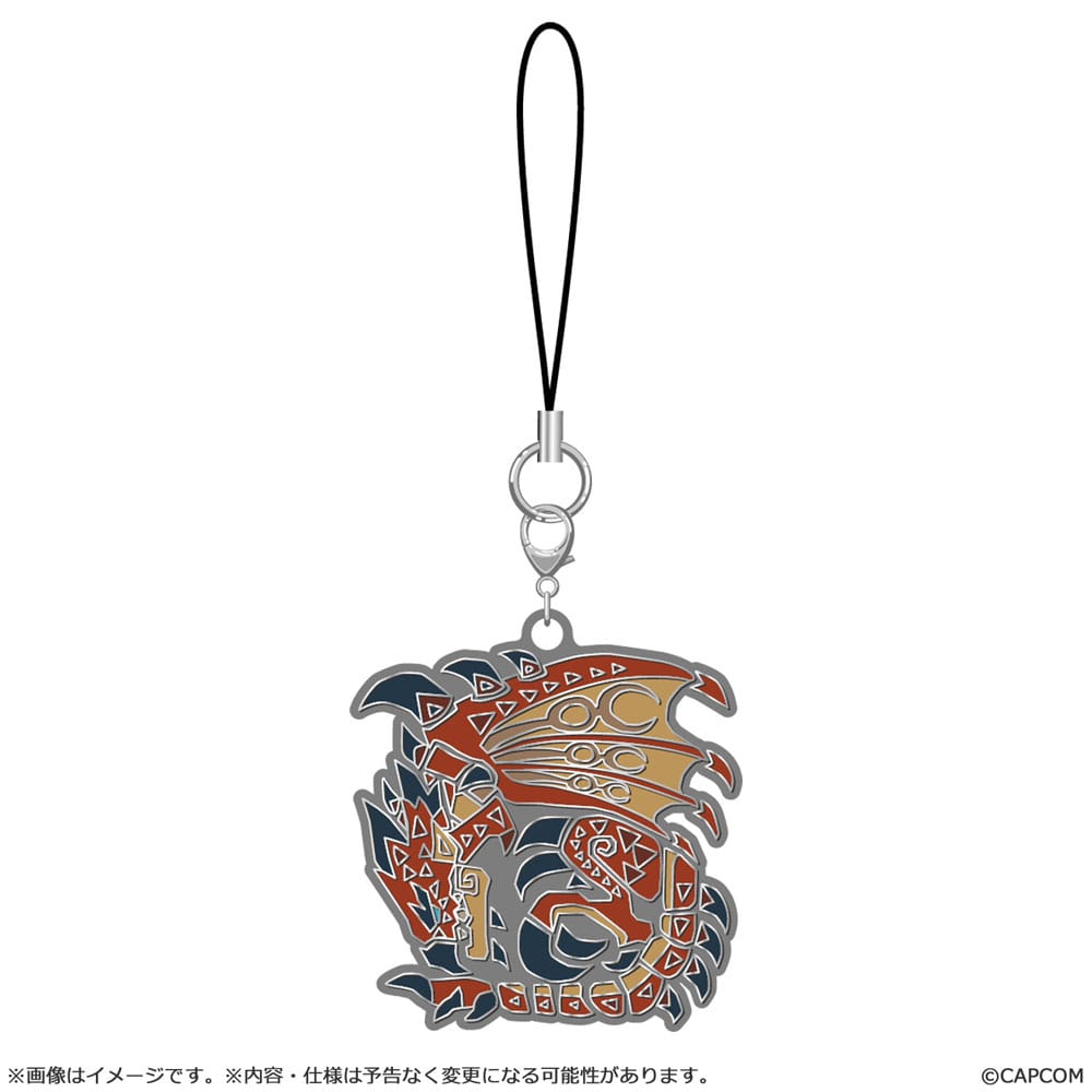 Monster Hunter Wilds Metal Keychain Monster icon Blind Box Assortment (10)