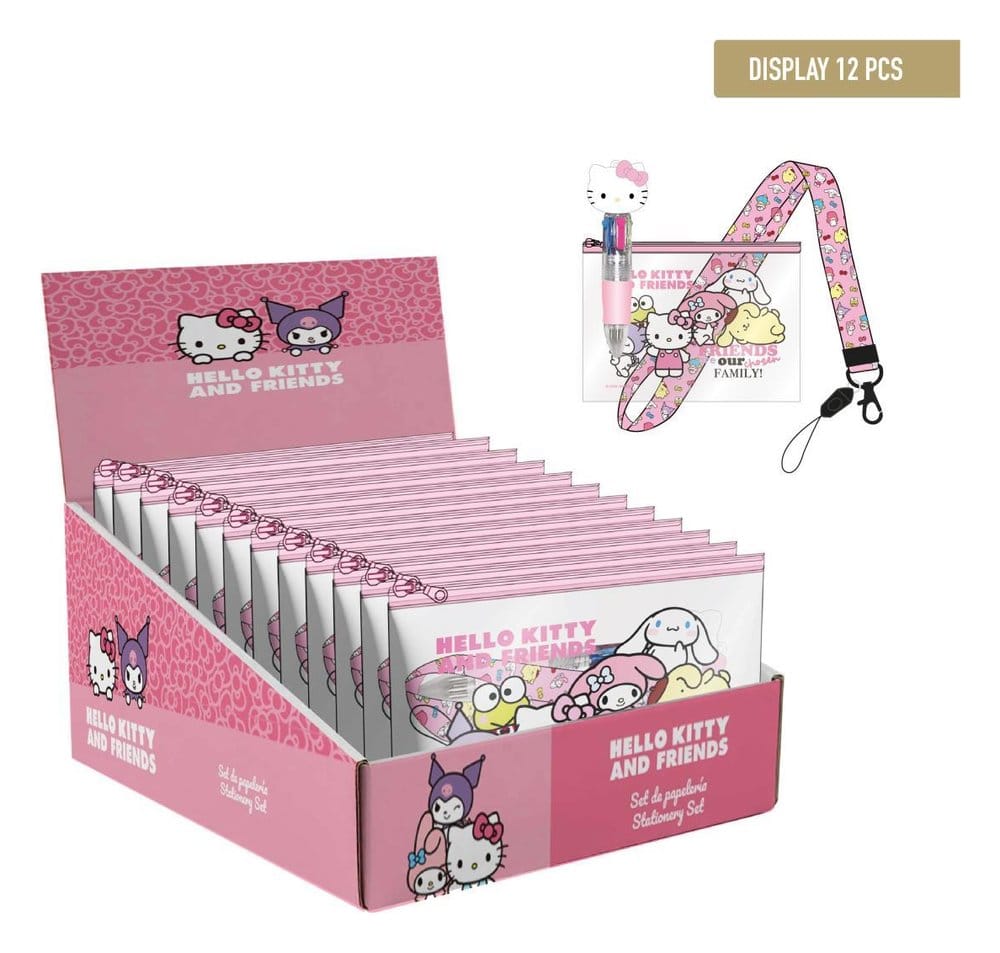 Sanrio Stationery Set with Pendant Hello Kitty Display (12)
