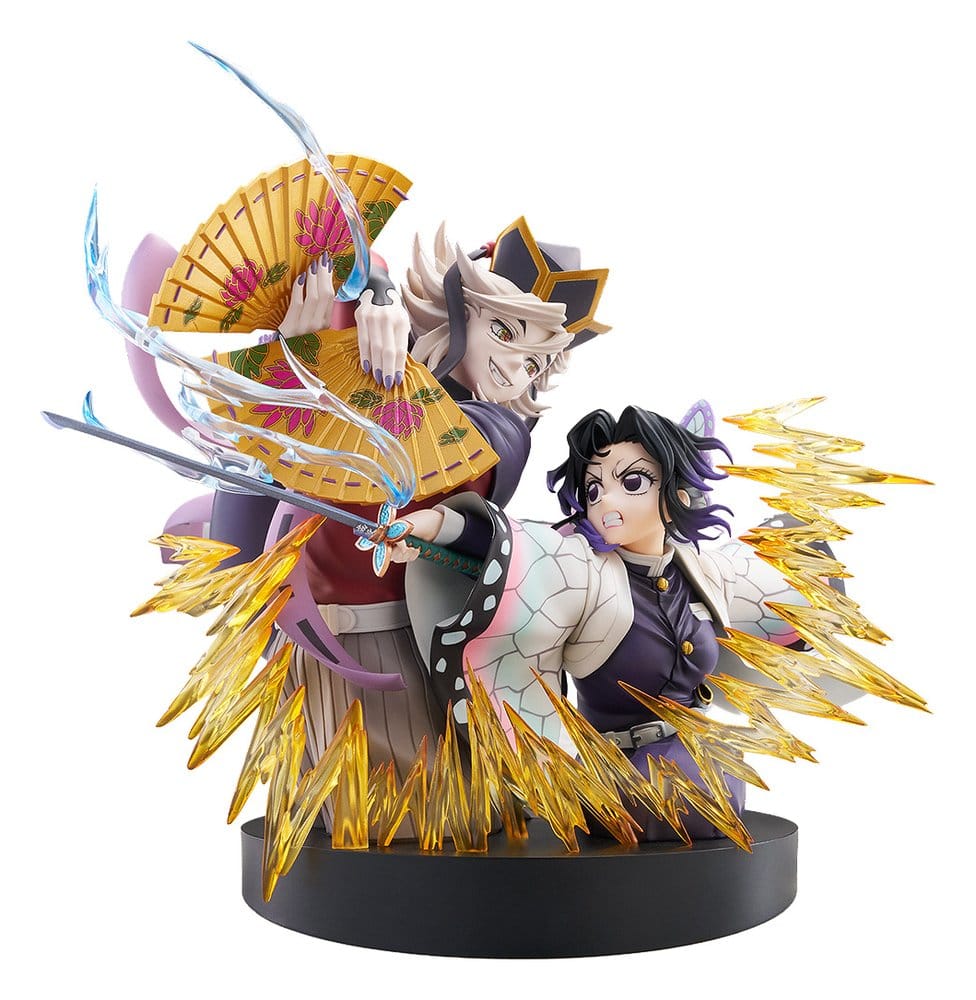 Demon Slayer: Kimetsu no Yaiba PVC Figures 2-Pack Shinobu Kocho & Doma 18 cm