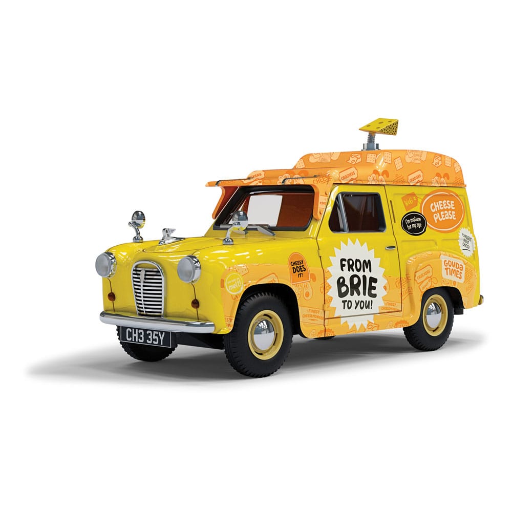 Wallace & Gromit Austin A35 Van-Cheese Please! Delivery Van 1/43 Scaled Diecast Model