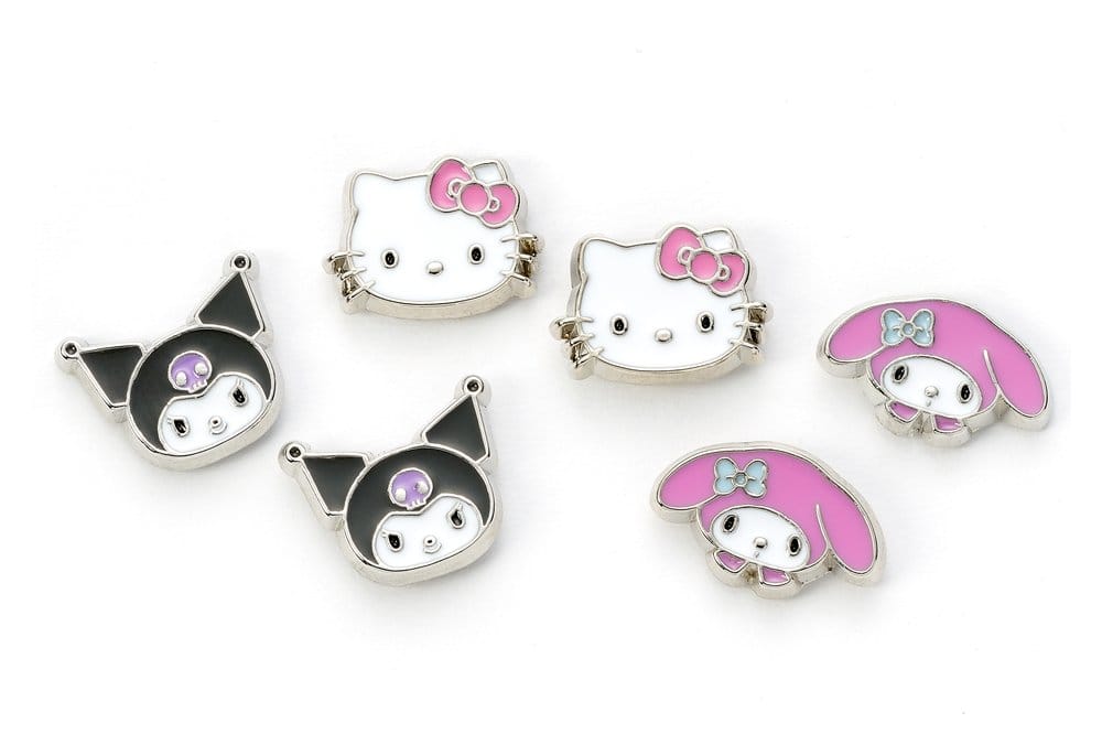 Sanrio Stud Earring Set Hello Kitty, Kuromi and My Melody