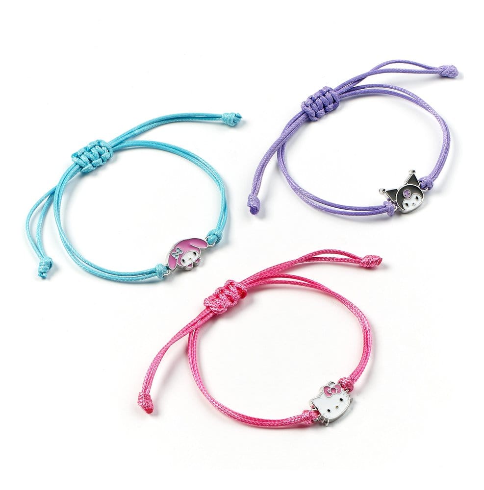 Sanrio Bracelet 3-Pack Hello Kitty, Kuromi and My Melody