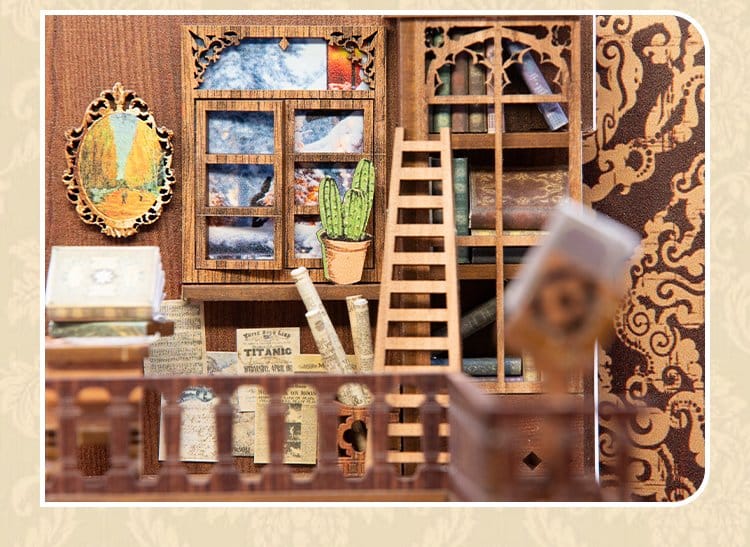Book Nook Eternal Bookstore 23 x 11 cm