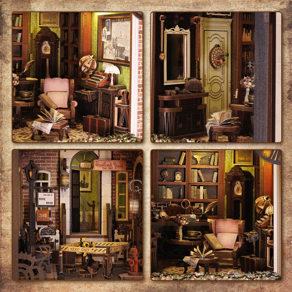 Book Nook Rose Detective Agency 23 x 11 cm