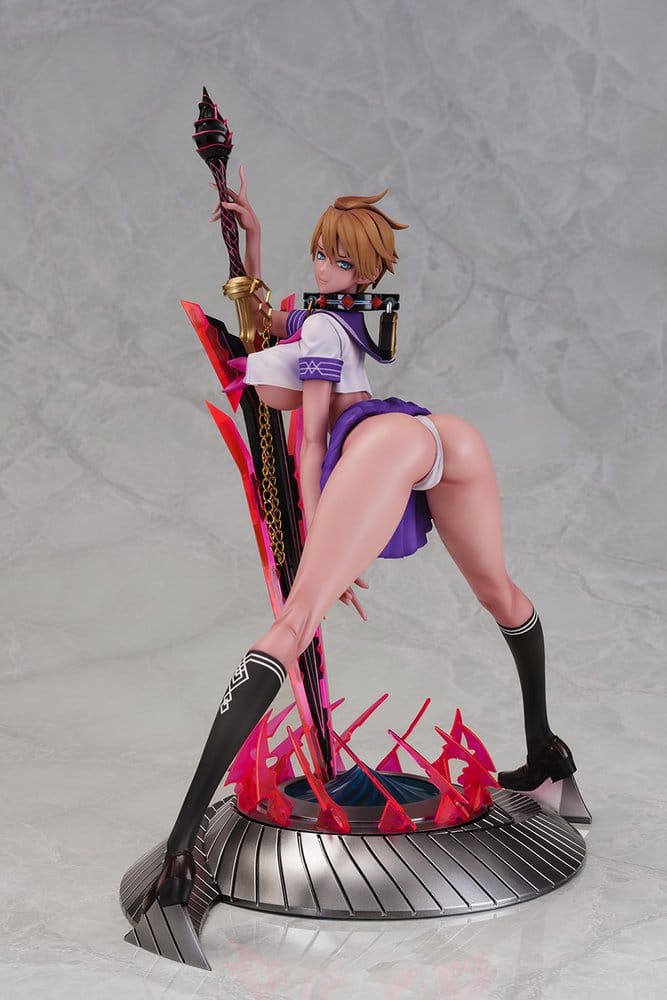 Original Character Mahou Shoujo Series Statue 1/6 Rui Asuka Summer Sailor Uniform Ver. Illustration by Raita 29 cm