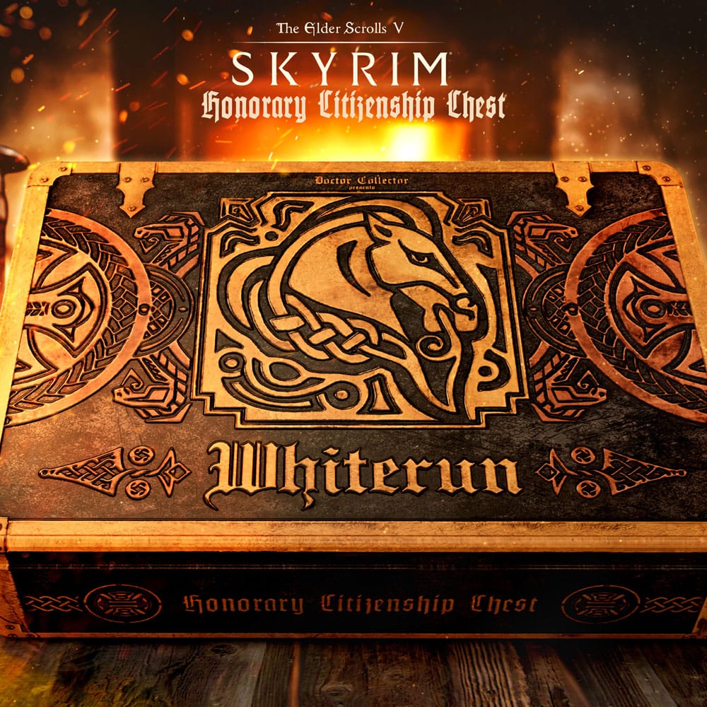 The Elder Scrolls V Skyrim Whiterun Honorary Citizen Chest Kit Gift Box