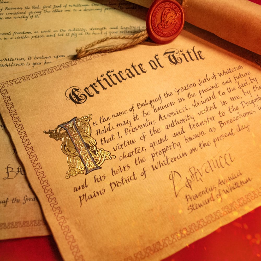 The Elder Scrolls V Skyrim Whiterun Honorary Citizen Chest Kit Gift Box