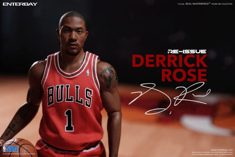 NBA Collection Derrick Rose Limited Retro Edition 30cm 1/6 Scale Real Masterpiece Action Figure