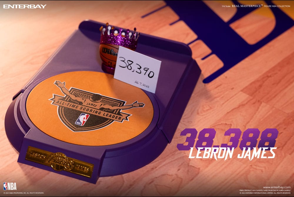 NBA Collection Lebron James Special Edition 30 cm 1/6 Scale Real Masterpiece Action Figure
