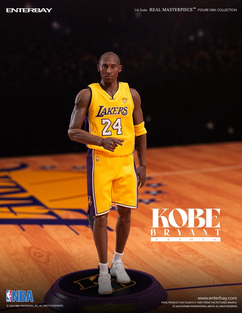 NBA Collection Real Masterpiece Kobe Bryant 242010 Limited Edtition 30 cm 1/6 Action Figure