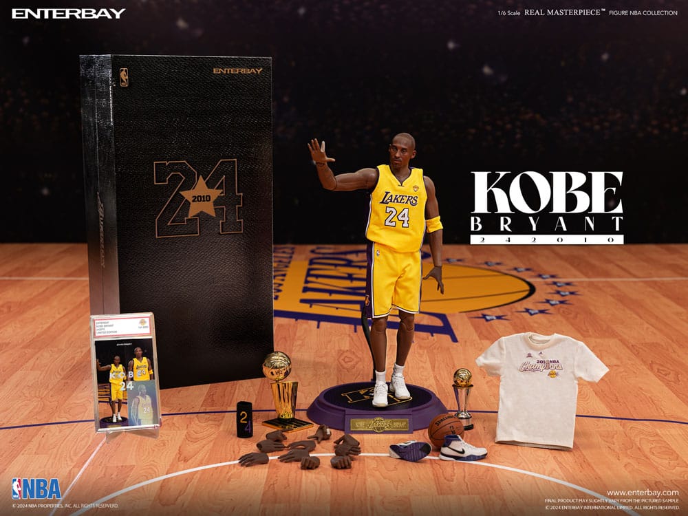 NBA Collection Real Masterpiece Kobe Bryant 242010 Limited Edtition 30 cm 1/6 Action Figure