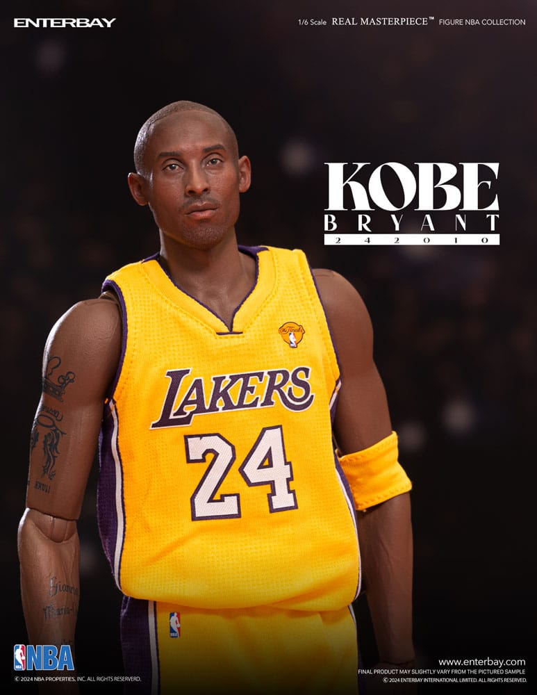 NBA Collection Real Masterpiece Kobe Bryant 242010 Limited Edtition 30 cm 1/6 Action Figure