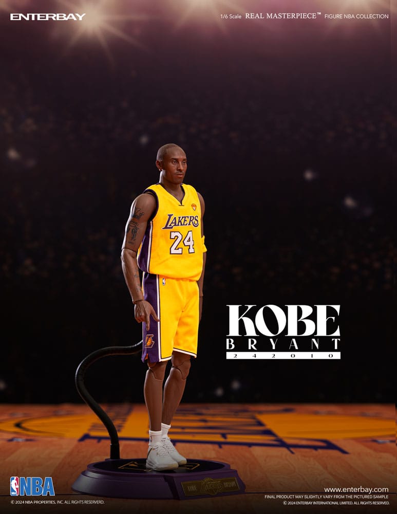 NBA Collection Real Masterpiece Kobe Bryant 242010 Limited Edtition 30 cm 1/6 Action Figure