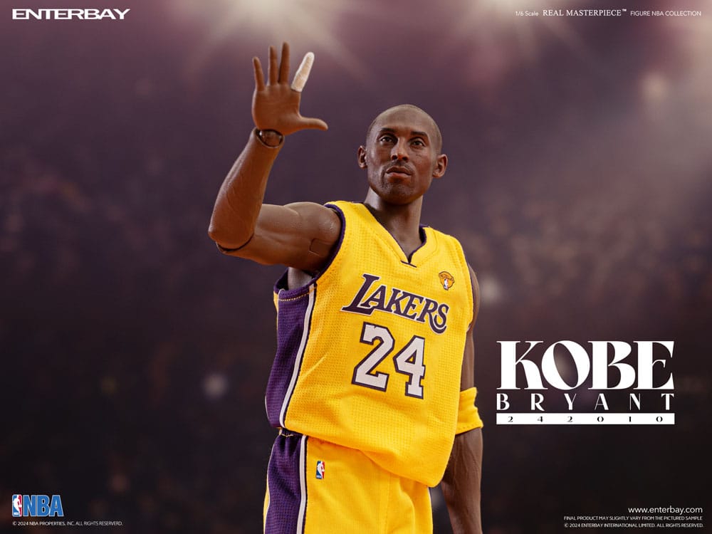 NBA Collection Real Masterpiece Kobe Bryant 242010 Limited Edtition 30 cm 1/6 Action Figure