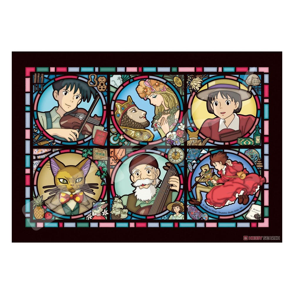 Whisper of the Heart Stained Glass Characters Gallery (208 pieces) Jigsaw Puzzle