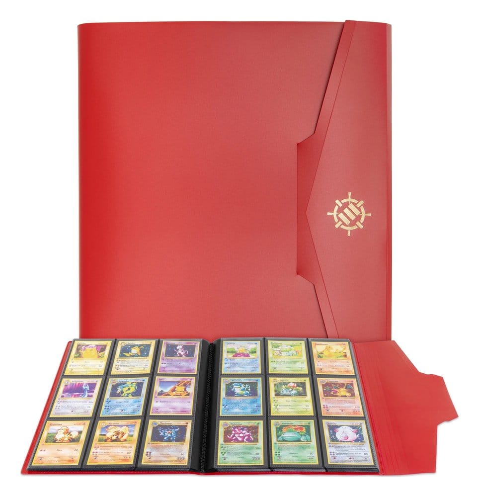 Enhance Binder 9 Pocket Card Binder Red 30 x 25 x 3 cm