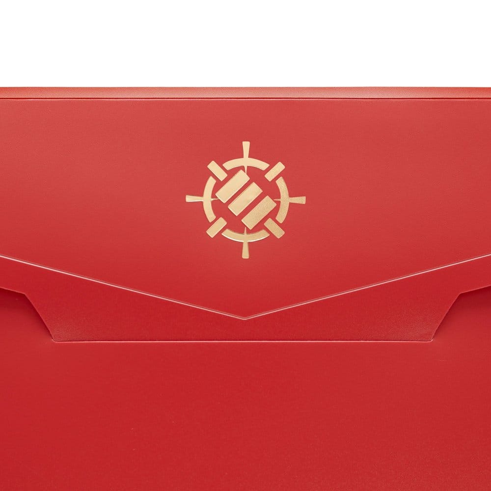 Enhance Binder 9 Pocket Card Binder Red 30 x 25 x 3 cm