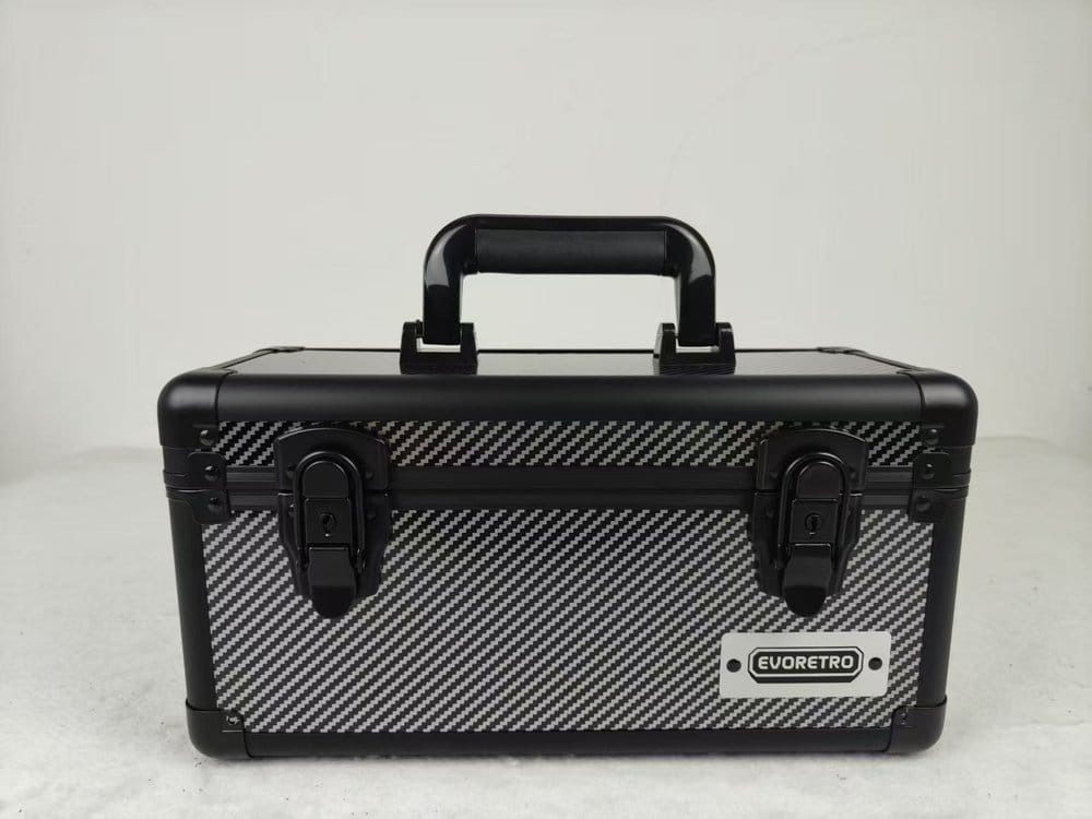Evoretro Trading Card Storage Box for 15 Slabs Gray 33.9 x 13.4 cm