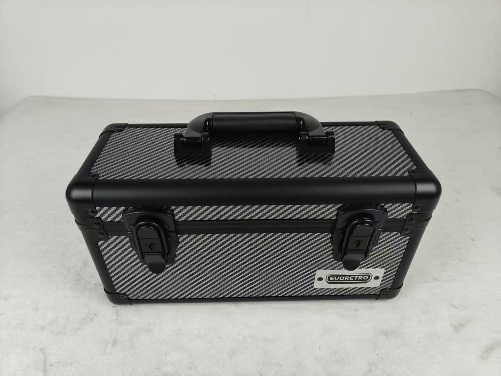 Evoretro Trading Card Storage Box for 15 Slabs Gray 33.9 x 13.4 cm