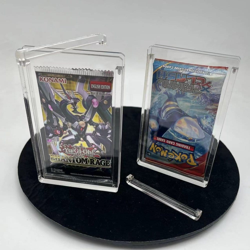 Evoretro Acrylic Display Case 5-Pack for Booster Packs